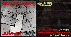 Granpa Abela (Justice Yeldham ) Gorgina (Australia) THX1312 at COMET early show 6PM (over at 8!)