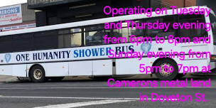 Volunteer at the Shower Bus info session