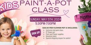 Kids Paint-A-Pot Class