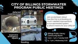 City of Billings Stormwater Program Public Meeting 2/2