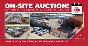 ON-SITE AUCTION! CORNER STAND INDUSTRIAL PROPERTY, GEORGE