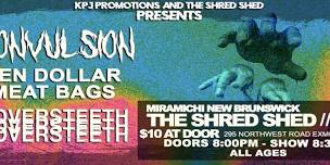 CONVULSION w/ Loversteeth, Ten Dollar Meat Bags - July 3rd @ The Shred Shed