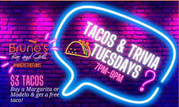 Tacos & Trivia Tuesdays @ Bruno’s Bar & Grill