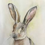 Watercolour Lovely Hare Art Class