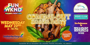 Coming-Out Dinner Party | Vallarta Gay+ Community Center | Nahuales Show