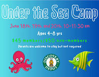 Under the Sea Camp at Discovery Depot!