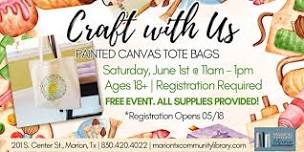 Create with Us: Marbled Tote Bags