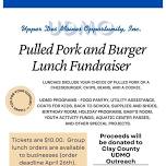 UDMO Clay County Outreach Pulled Pork and Burger Lunch Fundraiser