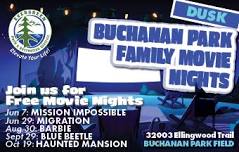 EPRD Buchanan Park Family Movie Nights