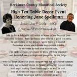 High Tea Table Decor Event Honoring Jane Spellman