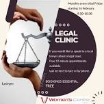 FREE Legal Clinic  - with Rebecca