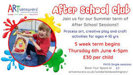 After School Drop Off ARTy Club - Summer Term