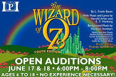 Open Auditions: The Wizard of Oz - Youth Edition