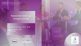 ONS+ | Researcher stand-up: Energy & society