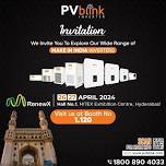 We Invite you to Explore our Make in India PVblink Inverter @ Hitex Exhibition 2024, Hyderabad