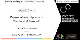 Google Generative AI - Full Day In-person workshop  with Certificate