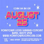 Yorktown Lions Summer Concert-Band: Rusty Spur — Welcome to Nelsonville