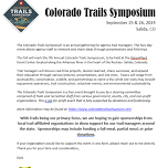 Colorado Trails Symposium Conference at the SteamPlant