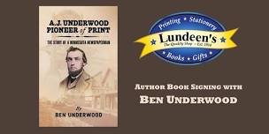 Author Book Signing with Ben Underwood