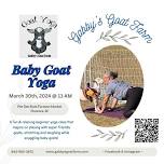 Pee Dee State Farmers Market Baby Goat Yoga