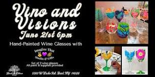 Vino & Visions- Hand Painted Wine Glass Class