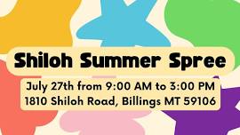 Shiloh Summer Spree