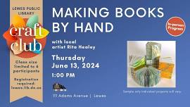 Craft Club | Making Books By Hand