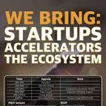 WE BRING: STARTUPS,  ACCELERATORS, THE ECOSYSTEM