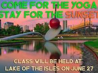 Thursday Sunset Yoga at Lake of the Isles