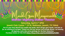 Mardi Gras Masquerade Murder Mystery Dinner Theater