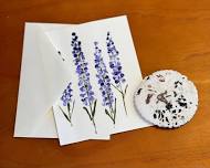 Card Painting and Wildflower Seed Bombs