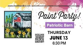 Americana Barn Paint Party