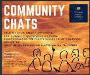 Community Chats/ Wilson Public Library/ Cozad