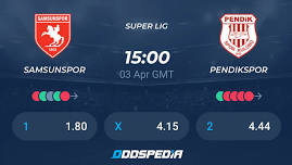 Samsunspor vs. Pendikspor