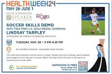 Soccer Skills Demo with U.S. Gold Medal Olympian Lindsay Tarpley