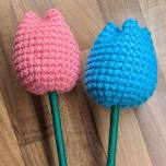 beginners crochet tulip workshop