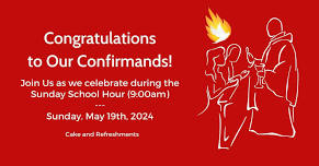 Congratulations to Our Confirmands