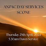 ANZAC DAY SERVICES SCONE