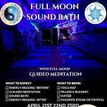 Sound healing session aka sound bath