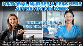 Nurses & Teachers Get 50% Off!