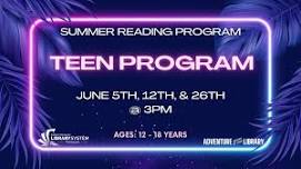 Summer Reading: Teen Program