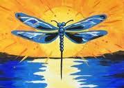 Paint Party- In studio- Dragonfly