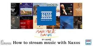 How to stream music with Naxos at Rugby Library