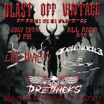 Live Undead, Drednoks and Cellblock 3 at Blast Off Vintage