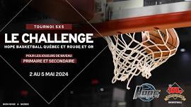 Le Challenge Hope Basketball Québec - Rouge et Or