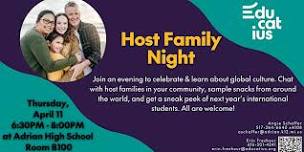 Host Family Information Night