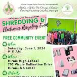 Paper Shredding & Electronics Recycling Event