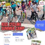 Kids cycling summer camp