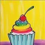 Rainbow Cupcake - ALL AGES 6+ *CUSTOMIZE!*