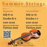 CSA: Summer Strings Beginners String Camp